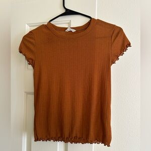 Madewell scalloped t shirt